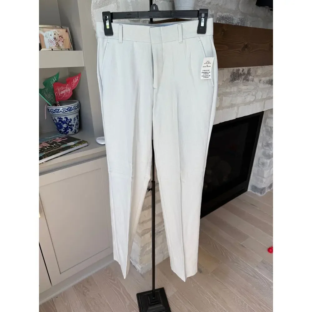 Nautica Boys Light Gray Gris Claire Dress Pant Size 16